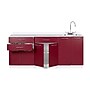 Viva Comfort 36.75'' H x 72" L Medical Cabinet with Right Sink, 6-Doors, 3-Drawers, Claret (902BASE72RSCL)~#|#~FFCC4B6C-0528-4678-90A58F9BE87C2309_sc7