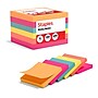 Staples Stickies Standard Notes, 3" x 3" Assorted, 100 Sheets/Pad, 6 Pads/Pack (S-33BR6/52560)~#|#~FFCD1BAD-7F58-4C35-9BCC84B2575EBD9E_sc7