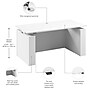Bush Business Furniture Stratus 60"W Electric Rectangular Adjustable Standing Desk with Modesty Panel, White (SUT003WH)~#|#~FFCF9C45-B099-4574-BEAF5D9E6BA70476_sc7