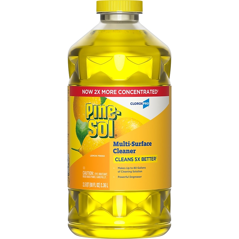 Pine-Sol Multi-Surface Cleaner/Degreaser, Lemon Fresh Scent, 80 Fl. Oz. (60607) image 1