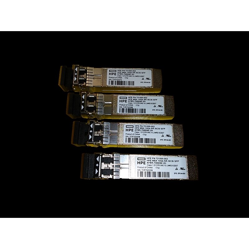 HPE 10GB SFP+ Transceiver, 4/Pack (C8R25B) image 1