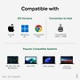 Plugable 5-in-1 Thunderbolt Universal Docking Station, Gray (TBT-6950PD)~#|#~FFD8E99D-4F51-4D8D-9A2B60ECBFD70E1A_sc7