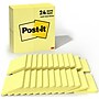 Post-it Notes, 3" x 3", Canary Collection, 100 Sheet/Pad, 24 Pads/Pack (654-24VAD-B)~#|#~FFD9E515-84ED-415E-99E64B304C33D35A_sc7