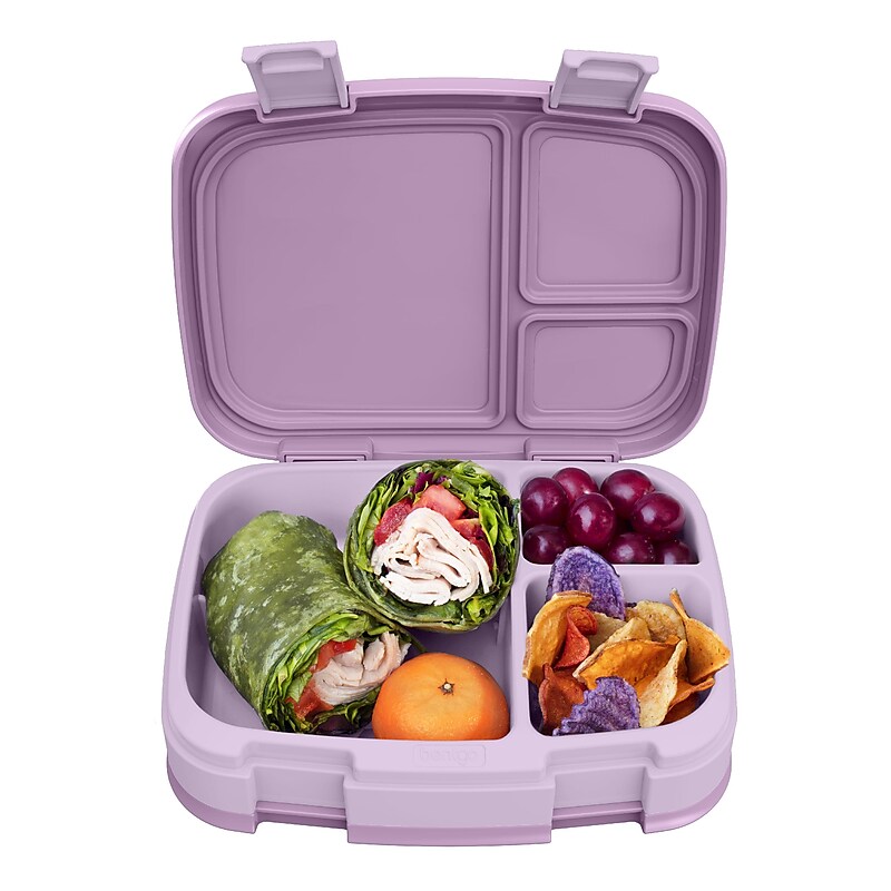 bentgo Fresh Bento Box, 3-Compartment, Lilac, 39.2 oz. (BGOFR-2LC) image 1