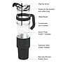ASOBU Explorer Stainless Steel, 34 oz., Black, (ADNASM80BK)~#|#~FFDADE2F-C692-4E5D-B47791E9B164D290_sc7
