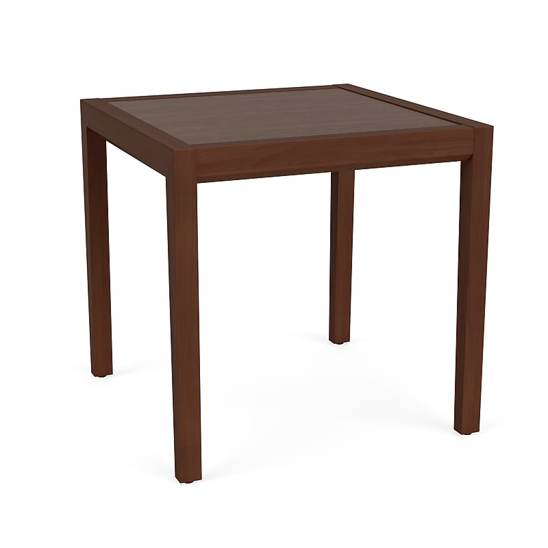 Lesro Brooklyn 20"W x 20"D Laminate End Table, Riftwood Walnut (BK0620.WWL.TRW) image 1