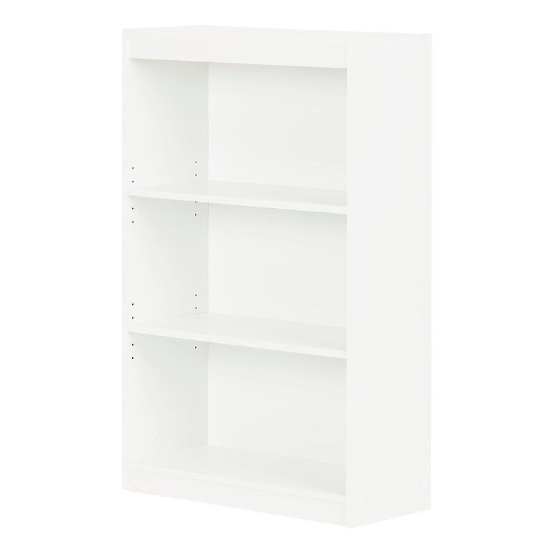 South Shore Axess 3-Shelf Bookcase, Pure White (7250766C) image 1