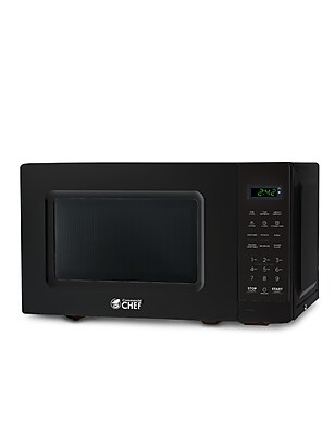 Commercial Chef 0.7 Cu. Ft. Countertop Microwave, Black (CHM7MB) Simolary simolary.com
