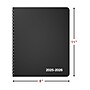 2025-2026 Staples 8" x 11" Academic Weekly & Monthly Planner, Black (ST23572-25)~#|#~FFE3C947-B30E-47A2-94B90F1F96D89647_sc7