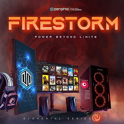 Periphio Firestorm Gaming Desktop Computer - Thumbnail 4
