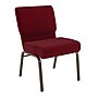 Flash Furniture HERCULES Series Fabric Church Stacking Chair, Burgundy/Gold Vein Frame (FCH2214GV369)~#|#~FFE7BECC-35C2-4A30-A9FADDB36C09C7E9_sc7