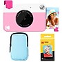 Kodak Printomatic Instant Print Camera Bundle with Blue Case & 20-Pack Zink Photo Paper, Pink~#|#~FFEAD8EE-AFDA-423A-8CFA360A4B9C5DD2_sc7