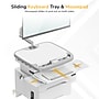 Mount-It! Powered Medical Cart with 2 Lockable Drawers, Power Kit, Monitor Arm, Scanner & Wipes Holders, White/Gray (MI-16066)~#|#~FFF06F46-1CB8-4750-8DD897FE642AC417_sc7