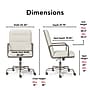 Finch Franklin Bonded Leather Computer and Desk Chair, Cream White (CHR10060D)~#|#~FFF481F5-7551-4F94-92F49BE78B29F65E_sc7