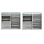 AdirOffice 500 Series 12-Compartment Literature Organizers, 20" x 11.8", White, 2/Pack (500-12-WHI-2PK)~#|#~FFF49822-9242-4E20-B46A940495300A17_sc7