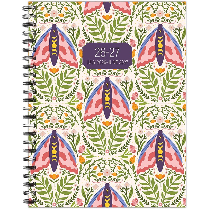 2026-2027 Willow Creek 6.5" x 8.5" Academic Weekly & Monthly Planner, Verdant Folk (64641) image 1