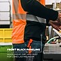 Ergodyne GloWear 8371BK High Visibility Long Sleeve Black Bottom T-Shirt, ANSI Type R Class 3, Orange, X-Large (22305)~#|#~FFF52AF0-D4BE-48D6-8F33889201AF7D73_sc7