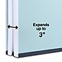 Staples® 60% Recycled Pressboard Classification Folder, 3" Expansion, Letter Size, Light Blue, 25/Box (ST384869/384869)~#|#~FFF84E80-04FA-4E46-B7F59818DAEEAD00_sc7