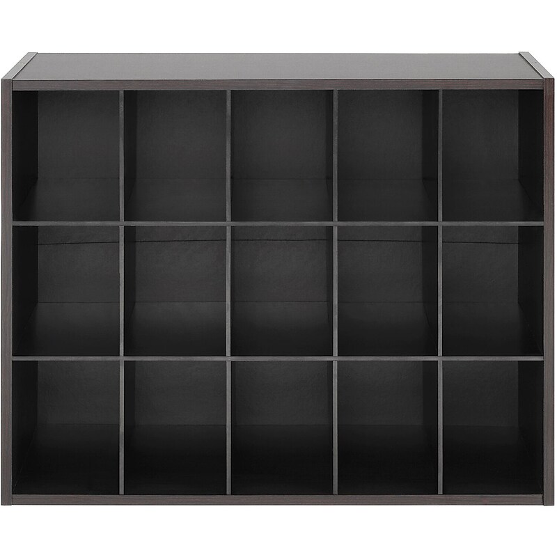 Whitmor 19.37" x 24.25" Cubbies, Espresso (6422-9008-ESP) image 1