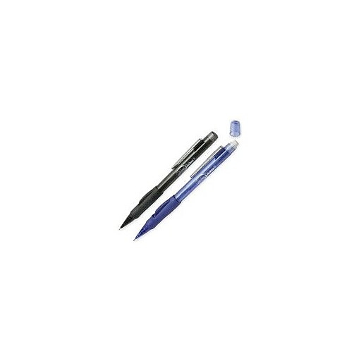 Mechanical Pencils with Rubber Grip, 0.7mm, Translucent Blue, 12/Pk at