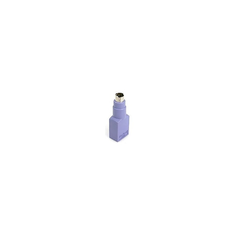 Startech USB A to PS/2 Keyboard Adapter, Female to Male, Purple (GC46FMKEY) image 1