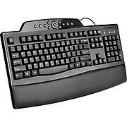 Kensington Pro Fit Wired Comfort Keyboard, Black (K72402US)