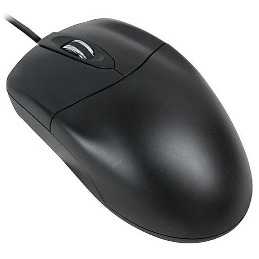 Adesso PS2 Desktop Optical Mouse, Black (HC-3003PS) | Staples