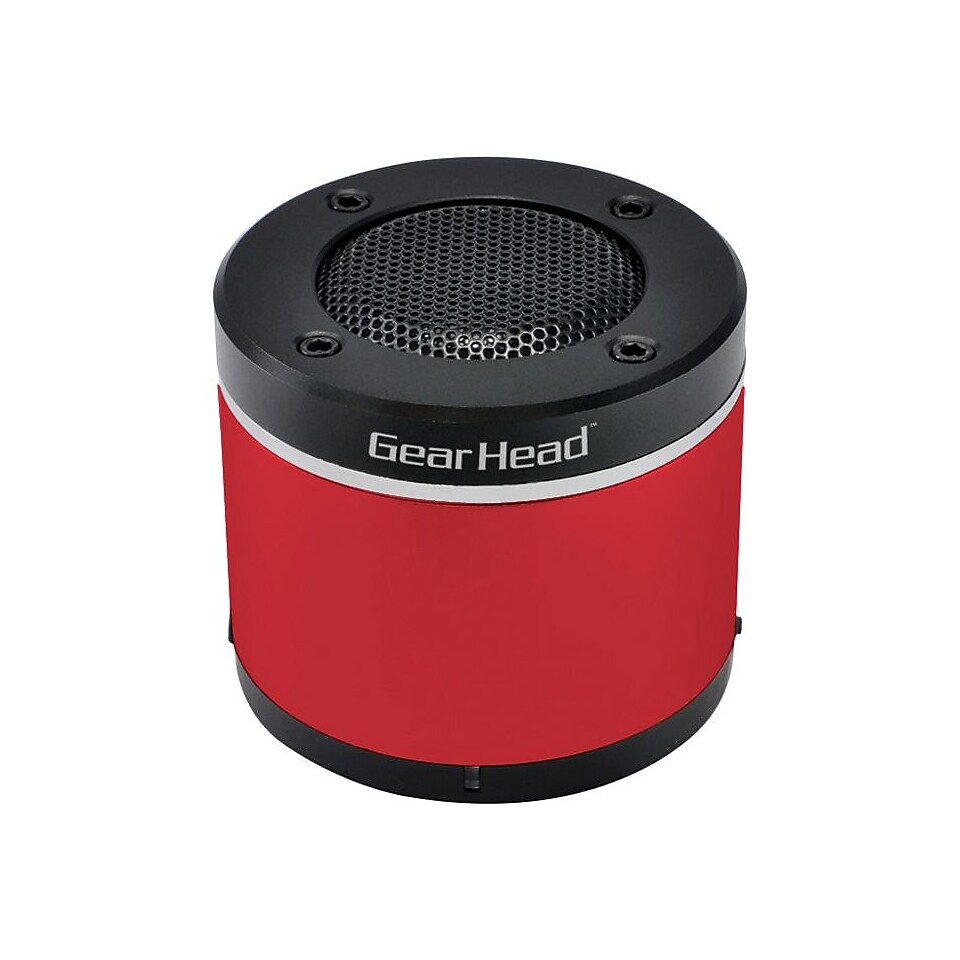 Gear Head™ BT3000 Rechargeable Wireless Speaker, Red