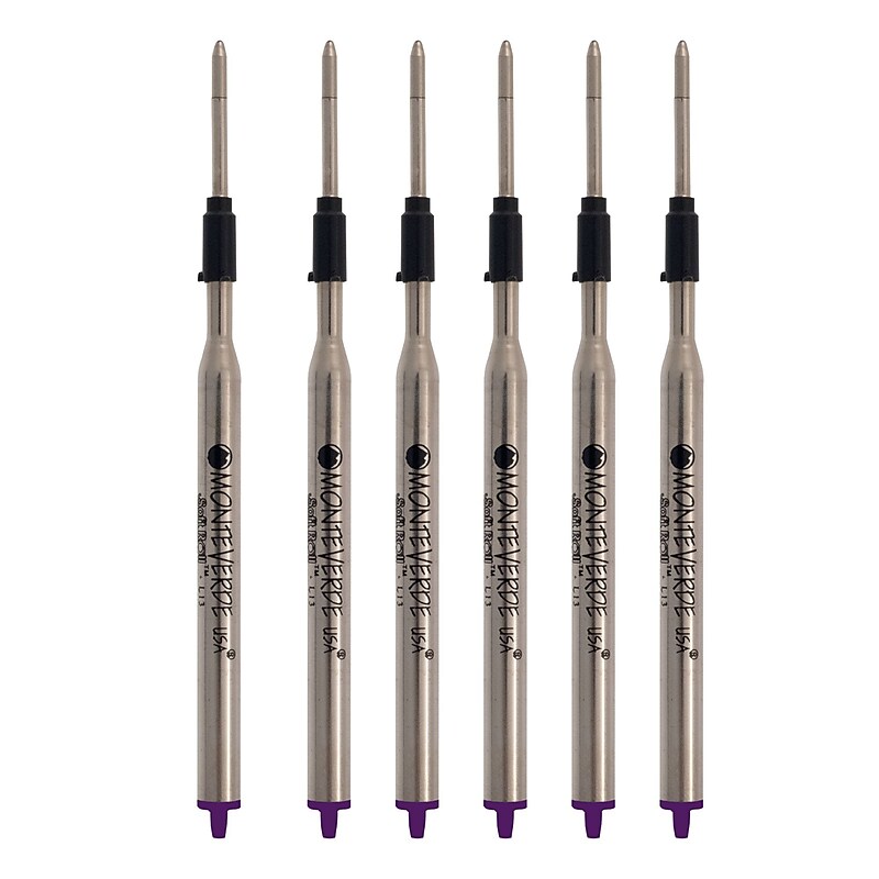 Monteverde® Medium Ballpoint Refill For Lamy Ballpoint Pens, 6/Pack, Purple image 1