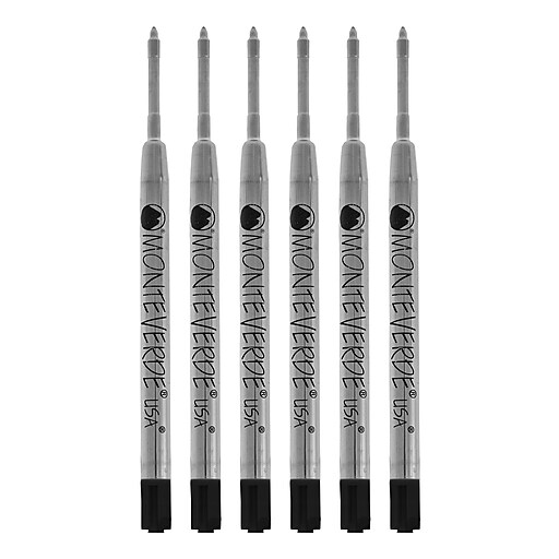 Monteverde® Extra Fine Ballpoint Refill For Parker Ballpoint Pens, 6