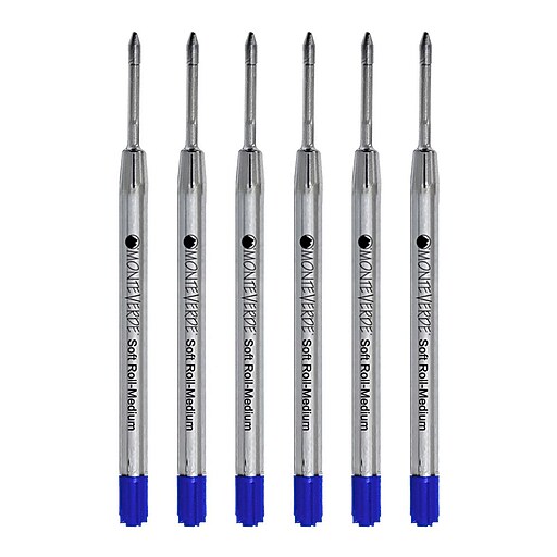 Monteverde® Medium Ballpoint Refill For Parker Ballpoint Pens, Blue Ink