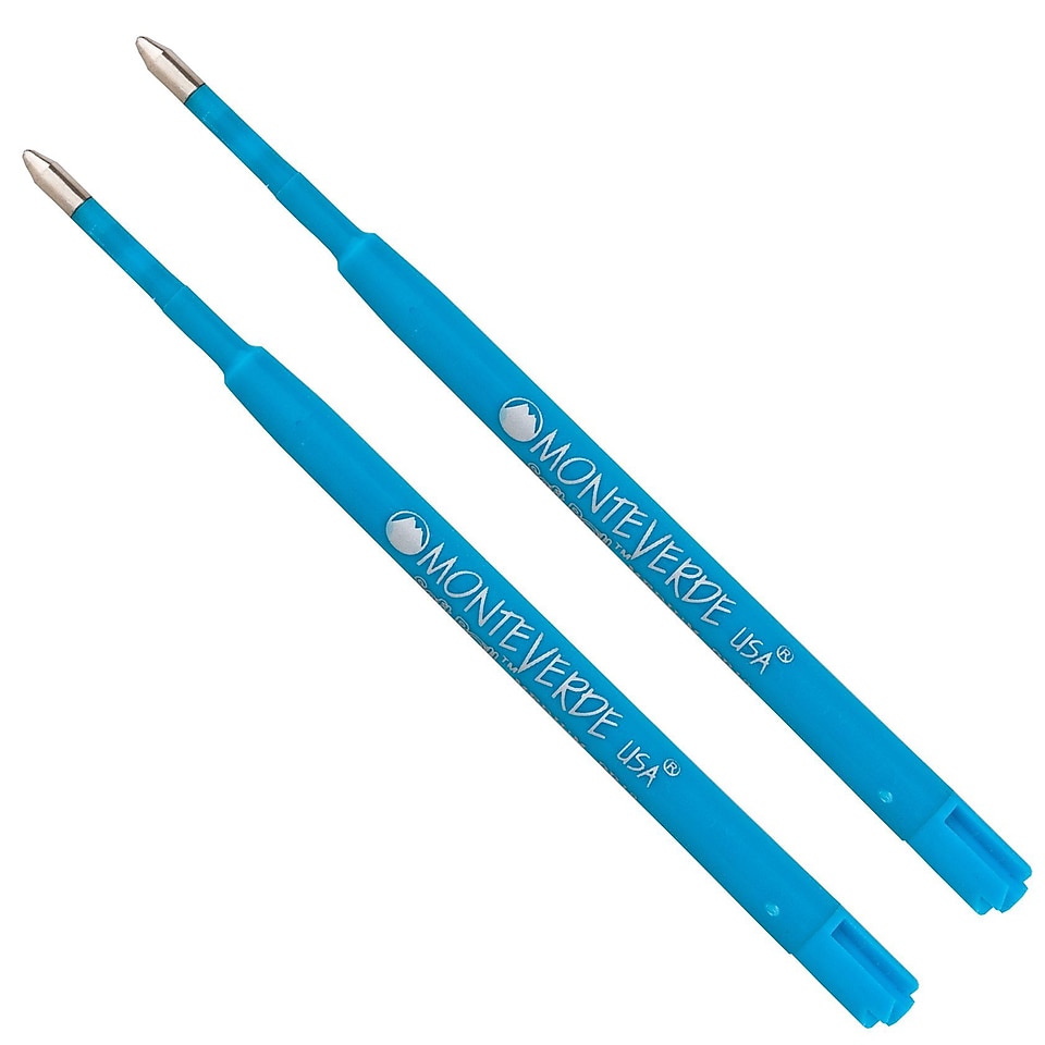 Monteverde PR132BK Medium Ballpoint Refill For Parker Resin Ballpoint Pens, 2/Pack, Turquoise  Make More Happen at