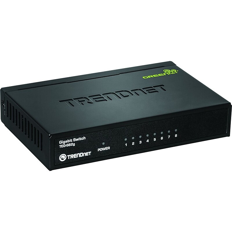 TRENDnet 8-Port Gigabit Ethernet Unmanaged Switch, 10/100/1000 Mbps (RC9705) image 1