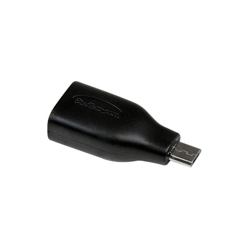 StarTech Micro USB OTG to USB Adapter, Black (UUSBOTGADAP) image 1