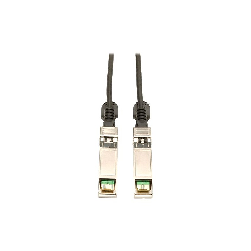 Tripp Lite 3FT SFP+ 10Gbase-CU Twinax Copper Cable, Black image 1