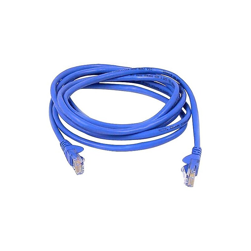 Belkin A3L791b07-BLU-S 7' CAT-5e Snagless Patch Cable, Blue102 image 1