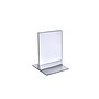Azar Sign Holder, 5" x 4", Vertical, Clear Acrylic, 10/Pack (102729)~#|#~m000008395_sc7