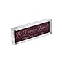 Azar Sign Holder, Freestanding, Clear Acrylic (104430)~#|#~m000008402_sc7