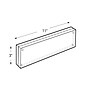 Azar Sign Holder, Freestanding, Clear Acrylic (104430)~#|#~m000008403_sc7