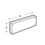 Azar Sign Holder, Freestanding, Clear Acrylic (104431)~#|#~m000008406_sc7
