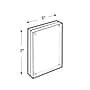 Azar Sign Holder, 5" x 7", Clear Acrylic (104434)~#|#~m000008412_sc7