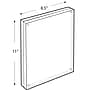 Azar Sign Holder, 8.5" x 11", Table Top, Clear, Acrylic (104436)~#|#~m000008418_sc7