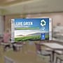 Azar Sign Holder, 17" x 11", Horizontal, Wall Mounted, Clear Acrylic, 2/Pack (106609)~#|#~m000008453_sc7