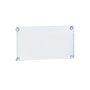 Azar Sign Holder, 17" x 11", Horizontal, Wall Mounted, Clear Acrylic, 2/Pack (106609)~#|#~m000008454_sc7