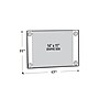 Azar Sign Holder, 14" x 11", Horizontal, Clear Acrylic , 2/Pack (106611)~#|#~m000008457_sc7