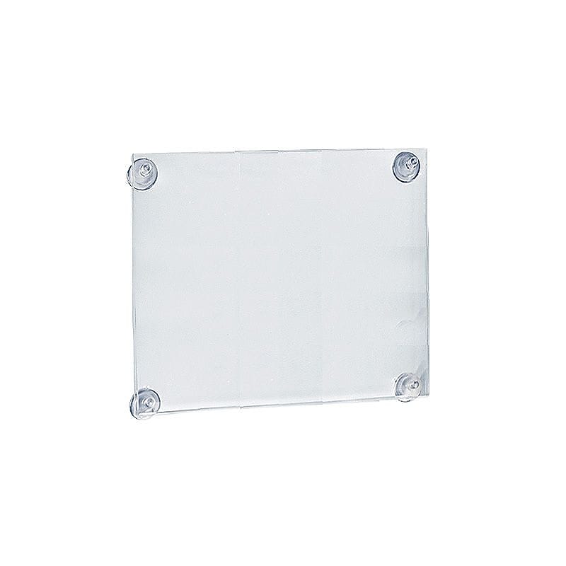 Azar Sign Holder, 11" x 14", Vertical, Clear Acrylic, 2/Pack (106612) image 1