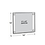 Azar Sign Holder, 11" x 14", Vertical, Clear Acrylic, 2/Pack (106612)~#|#~m000008460_sc7