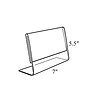 Azar Sign Holder, 7" x 5.5", Horizontal, Clear Acrylic, 10/Pack (112721)~#|#~m000008503_sc7