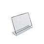 Azar Sign Holder, 3.5" x 2.5", Horizontal, Table Top, Clear, Acrylic, 10/Pack (112740)~#|#~m000008507_sc7