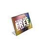 Azar Sign Holder, 3.5" x 2.5", Horizontal, Table Top, Clear, Acrylic, 10/Pack (112740)~#|#~m000008509_sc7